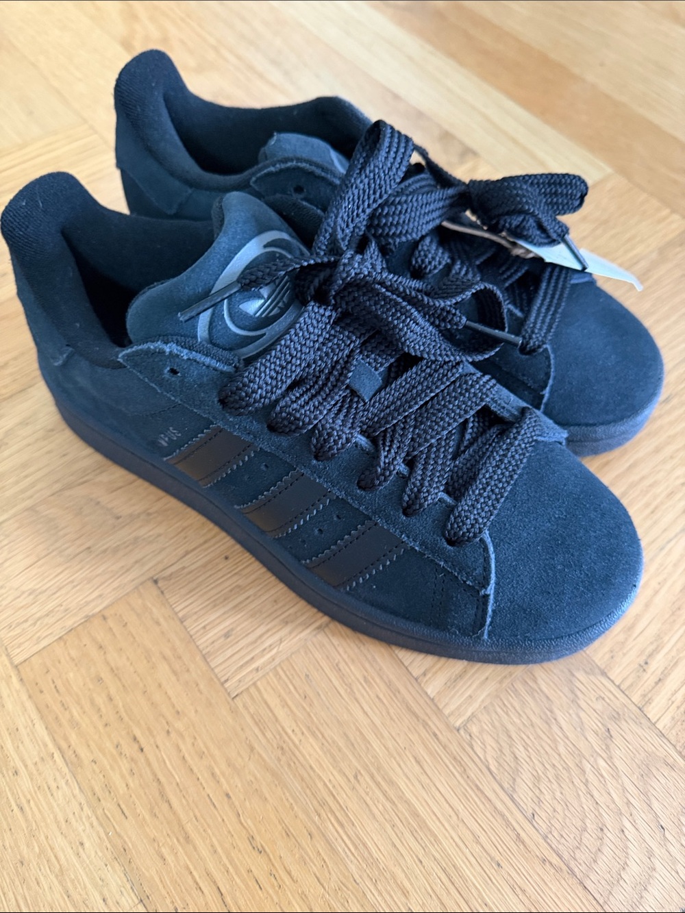 BNIB Adidas Campus All Black Suede Runners